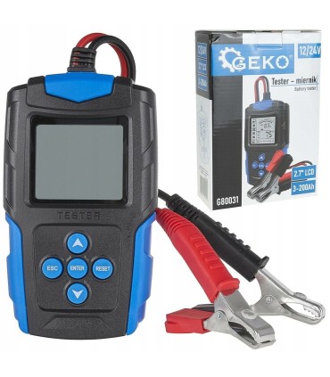 Tester – miernik LCD do sprawdzania akumulatorów 12/24V 3Ah-200Ah