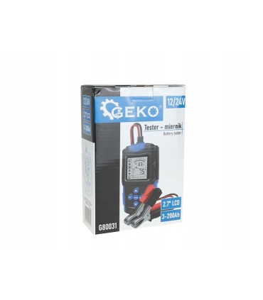 Tester – miernik LCD do sprawdzania akumulatorów 12/24V 3Ah-200Ah