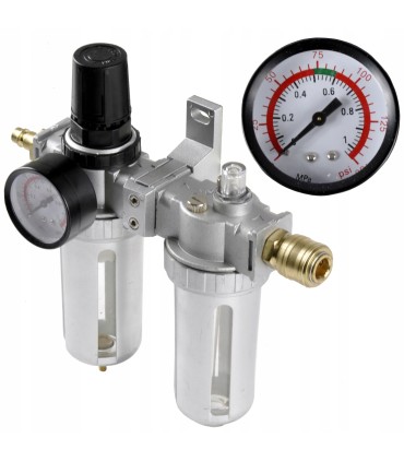 Filtr powietrza, reduktor, naolejacz, odwadniacz 1/2" 2el