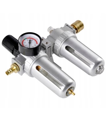 Filtr powietrza, reduktor, naolejacz, odwadniacz 1/2" 2el