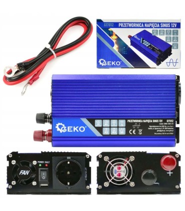 Przetwornica napięcia SINUS 12V/230V 500/1000W