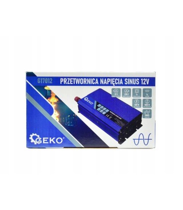 Przetwornica napięcia SINUS 12V/230V 500/1000W
