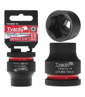 Nasadka udarowa 3/4" 6-kąt 19mm CR-MO