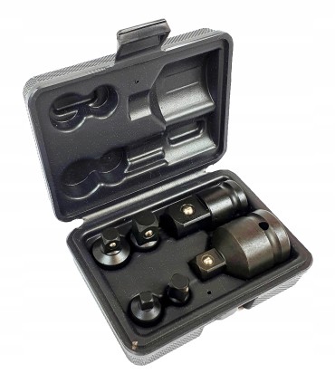 Adaptery redukcje udarowe 6 el 1/2 3/8 1/4 Silver S11030