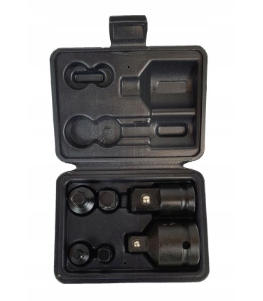 Adaptery redukcje udarowe 6 el 1/2 3/8 1/4 Silver S11030