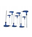 ZESTAW WKRĘTAKÓW TORX T10-T50 9 SZTUK CRV STALOWE ERGONOMICZNE TYP T