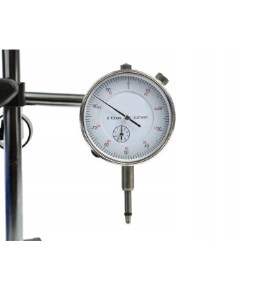 Czujnik zegarowy 10/0,01 mm na statywie magnetycznym (walizka) (10)