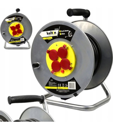 Przedłużacz 25m 3x2.5mm 25m metal