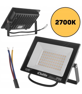 Naświetlacz LED 50W – barwa biała ciepła 2700K