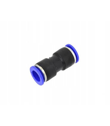 Złączka automatyczna węża PU/PE prosta fi 6mm  (50/100/1000)