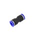 Złączka automatyczna węża PU/PE prosta fi 4mm (50/500)