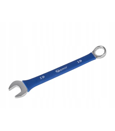 Klucze płasko-oczkowe polerowane z gumowym uchwytem 6-32mm 25el. CRV