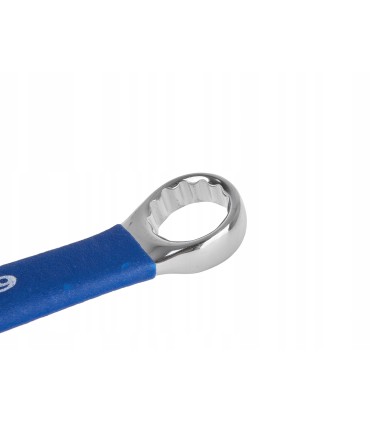 Klucze płasko-oczkowe polerowane z gumowym uchwytem 6-32mm 25el. CRV