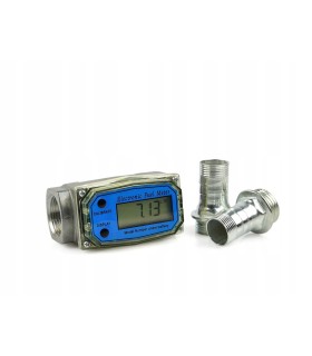 Uniwersalny licznik przepływu cieczy/paliwa LCD 1" (20)