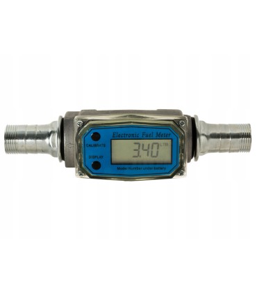 Uniwersalny licznik przepływu cieczy/paliwa LCD 1" (20)