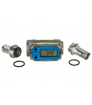 Uniwersalny licznik przepływu cieczy/paliwa LCD 1" (20)