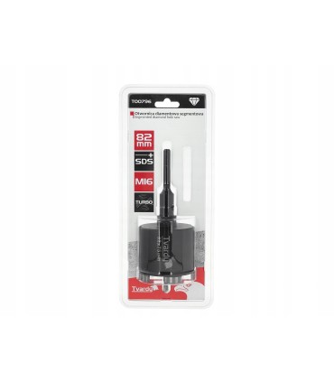 Otwornica diamentowa segmentowa turbo 82mm SDS Plus M16 (20)