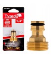 Przyłącze hydrauliczne 3/4" BRASS-LINE mosiężne odporne na korozję