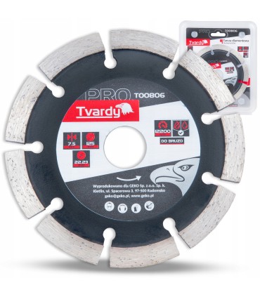 Tarcza diamentowa Frez dwustronna do fazowania 125x12x22.23mm