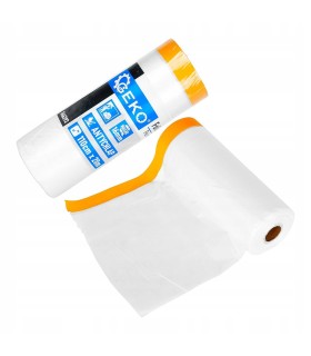 Folia malarska antychlap z taśmą washi 110cm x 20m / 16mm (30)