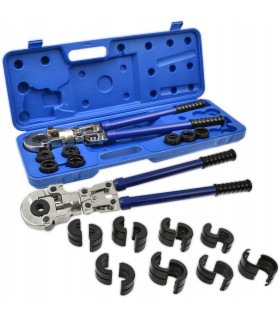 Zaciskarka hydrauliczna do zaciskania złączek PEX-AL-PEX + 8 matryc