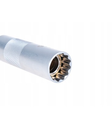 Nasadka cienkościenna z przegubem do świec 14mm 3/8" CrV (100)
