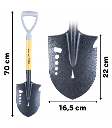 Łopata wielofunkcyjna – saperka 70cm HARD-LINE (6)