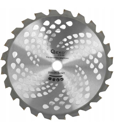 Tarcza z widią do podkaszarki spalinowej 255x25,4mmx24T (50)