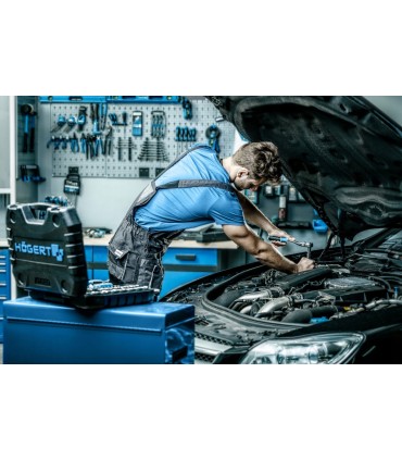 Zestaw narzędziowy, 222 sztuk, CrV, grzechotki 72 T