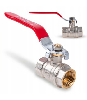 Zawór kulowy 1/2" WW DN15 z dławikiem – rączka (50)
