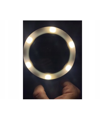 Lupa – szkło powiększające 88mm 10x 18LED (60)