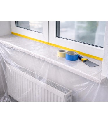 Folia malarska antychlap z taśmą washi 55cm x 20m / 16mm (50)