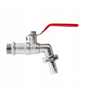 Zestaw – kran 1/2" z wyjściem na GZ 3/4" + wtyk na wąż 1/2" – mauser (50)