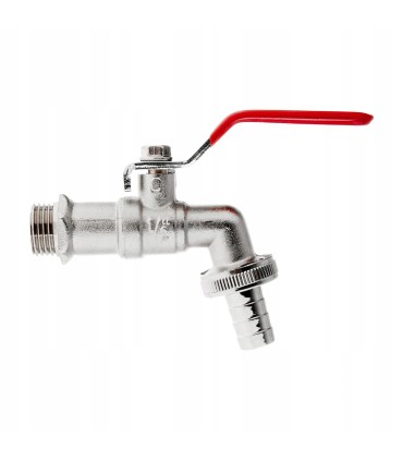 Zestaw – kran 1/2" z wyjściem na GZ 3/4" + wtyk na wąż 1/2" – mauser (50)