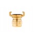 Złącze kłowe mosiężne kompatybilne z GEKA na wąż 3/4" (10/80)