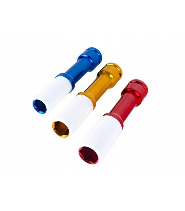 Zestaw nasadek udarowych długich do alufelg 17mm 19mm 21mm (10)