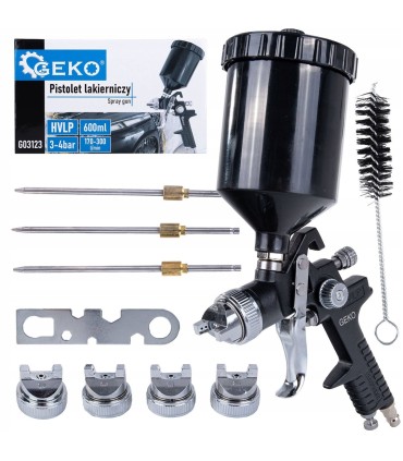 Pistolet lakierniczy HVLP - 4 dysze ( 1.3-1.4-1.7-2.0) (20)