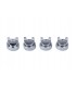 Pistolet lakierniczy HVLP - 4 dysze ( 1.3-1.4-1.7-2.0) (20)