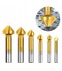Zestaw pogłębiaczy do metalu 6,3-20,5mm 6szt. HEX (50)