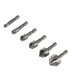 Zestaw pogłębiaczy do metalu 6,3-20,5mm 6szt. HEX (50)