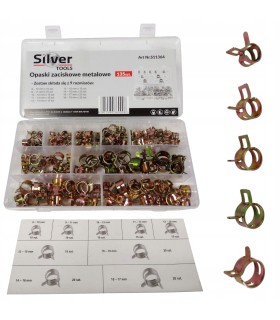 OBEJMY OPASKI METALOWE 135szt SYMBOL 5907589369908