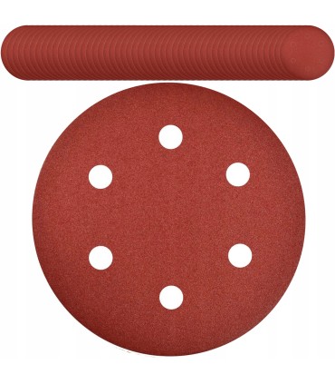 KRĄŻEK ŚCIERNY Z OTWORAMI 150MM P180