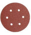 KRĄŻEK ŚCIERNY Z OTWORAMI 150MM P120
