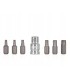 7el. zestaw końcówek wkrętakowych TORX T25-T55 (10/100)