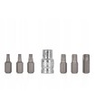 7el. zestaw końcówek wkrętakowych TORX T25-T55