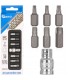 7el. zestaw końcówek wkrętakowych TORX T25-T55 (10/100)