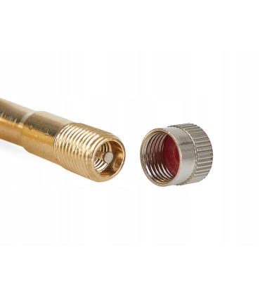 Końcówka przedłużka do pompowania – mosiężna kątowa 45° 8mm (25/250)