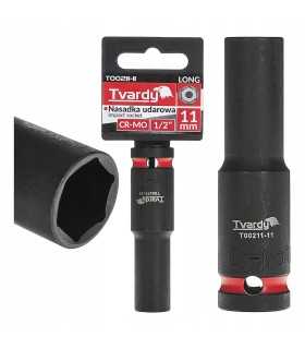 Nasadka udarowa długa 1/2" 6-kąt 11mm