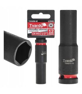 Nasadka udarowa długa 1/2" 6-kąt 12mm