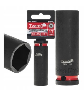 Nasadka udarowa długa 1/2" 6-kąt 17mm 